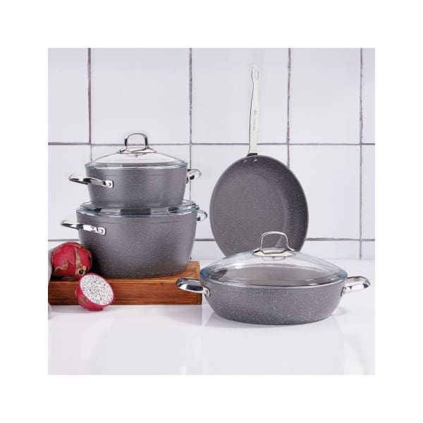 Set de 7 pièces Korkmaz Nea Granit/Gris (A2892) Set de 7 pièces Korkmaz Nea Granit/Gris (A2892)